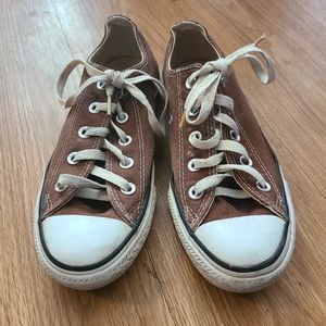 Brown Converse All Stars